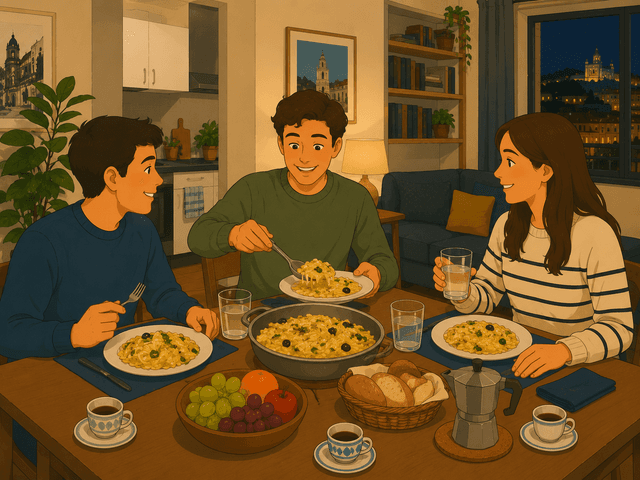 Dinner with Friends at Home