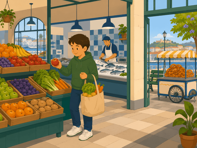 Going to the Market on Saturday Morning