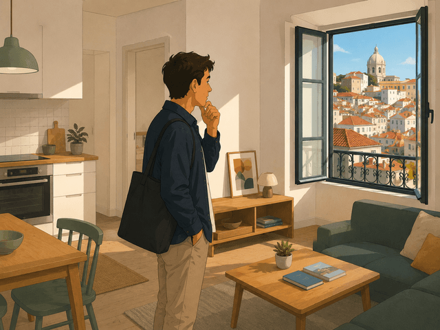 Tomás Visits an Apartment in Lisbon