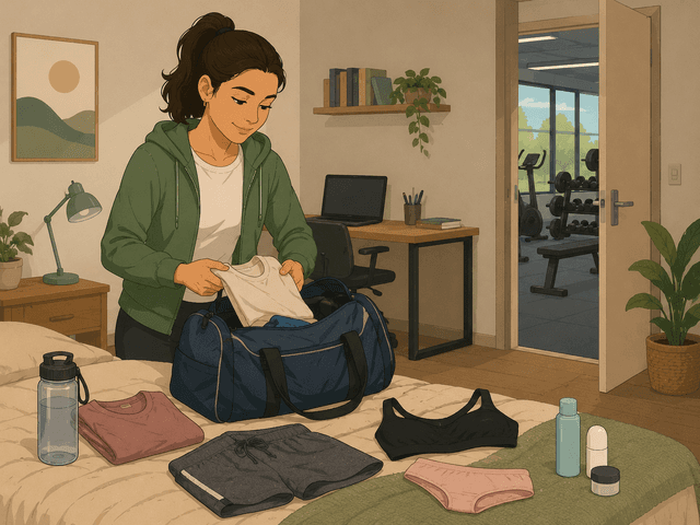Packing a Gym Bag