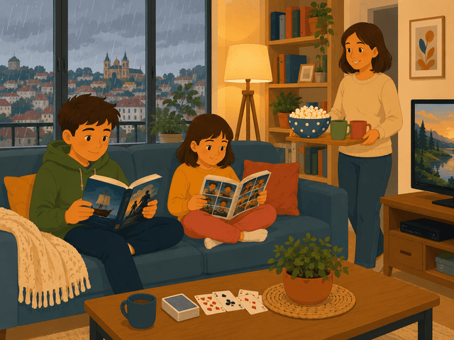 A Rainy Day at Home